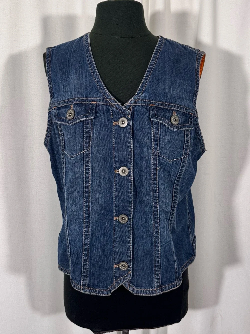 Vintage Liz Claiborne Denim Vest